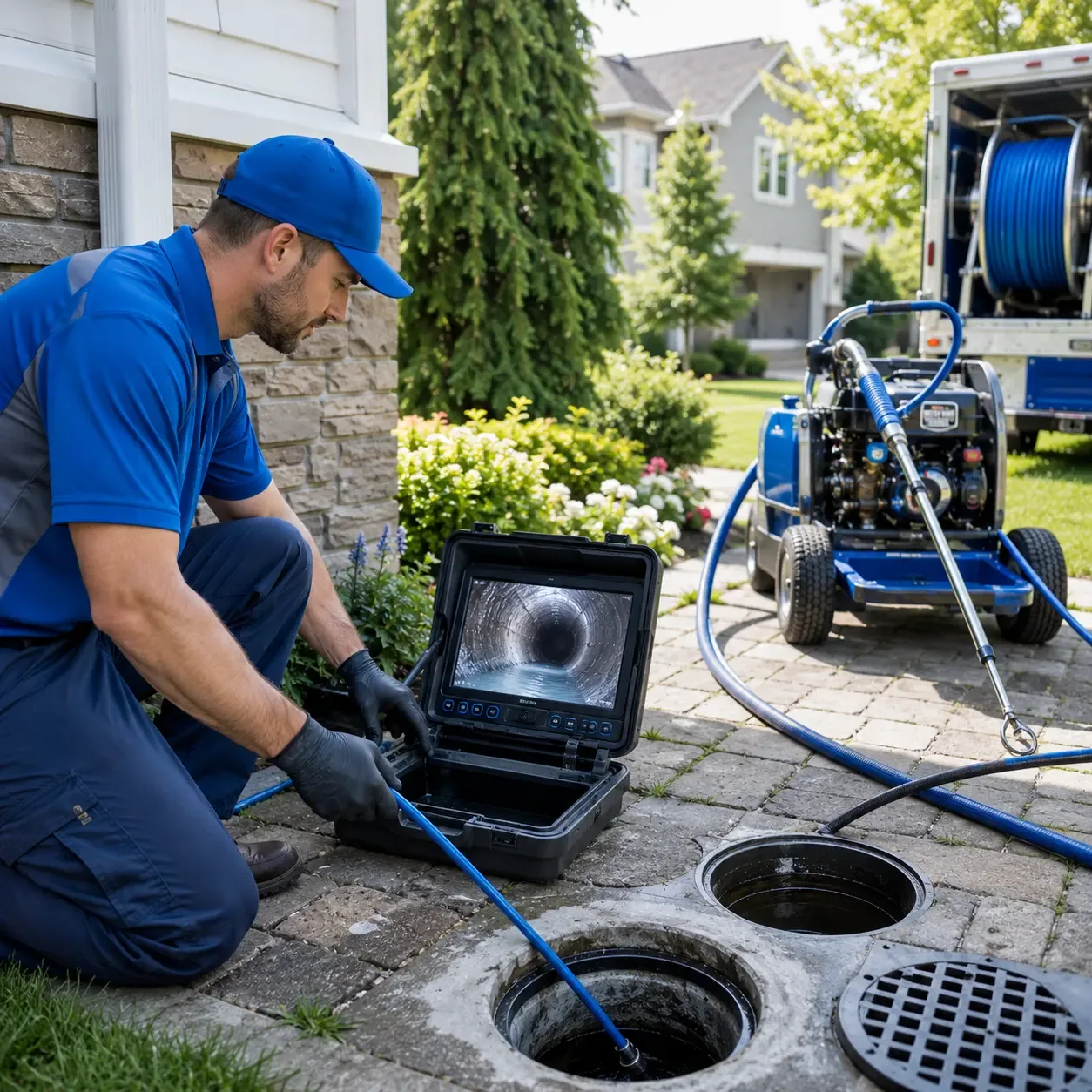 Outdoor drain cleaning professionals serving Rice, VA
